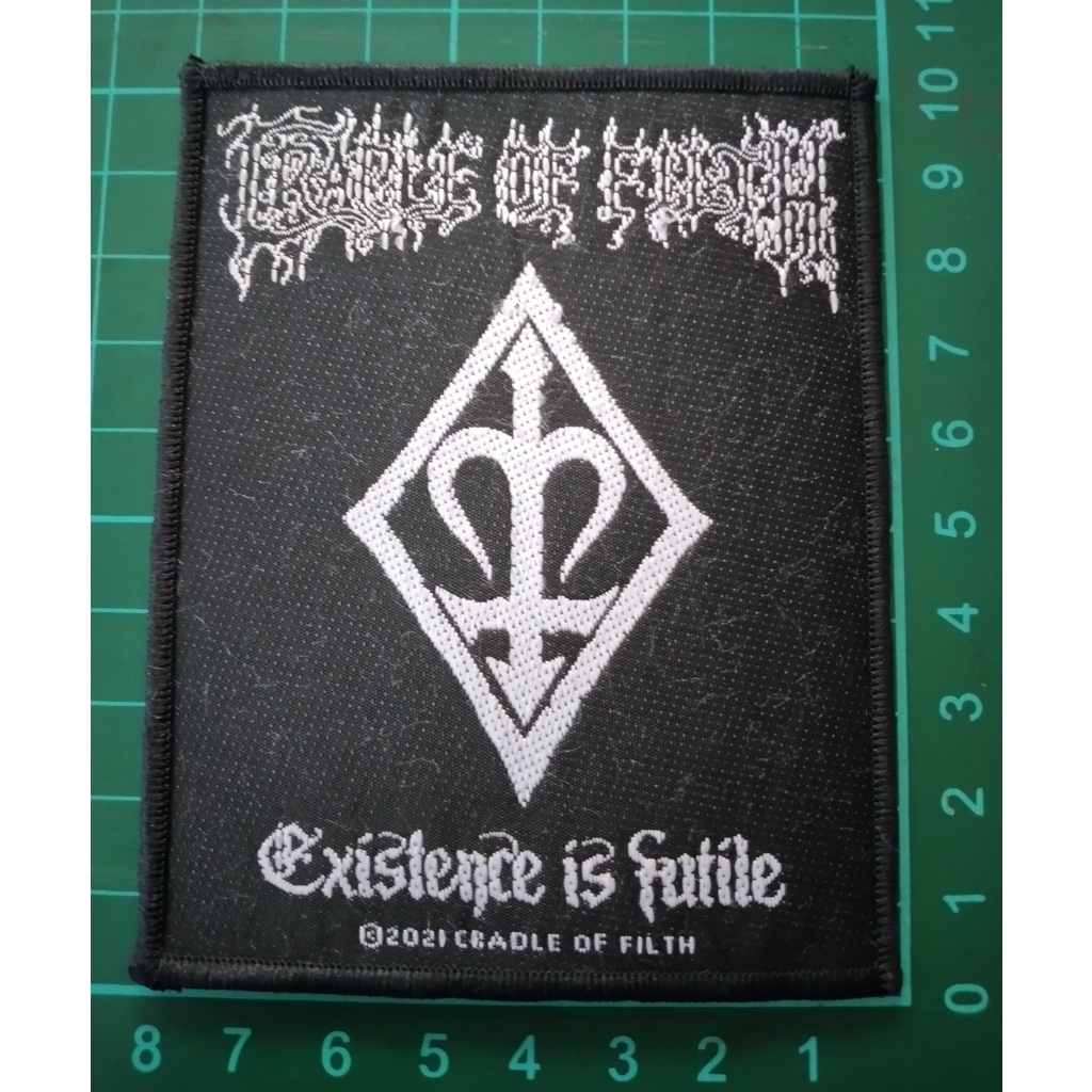 CRADLE OF FILTH - EXISTENCE IS FUTILE woven patch