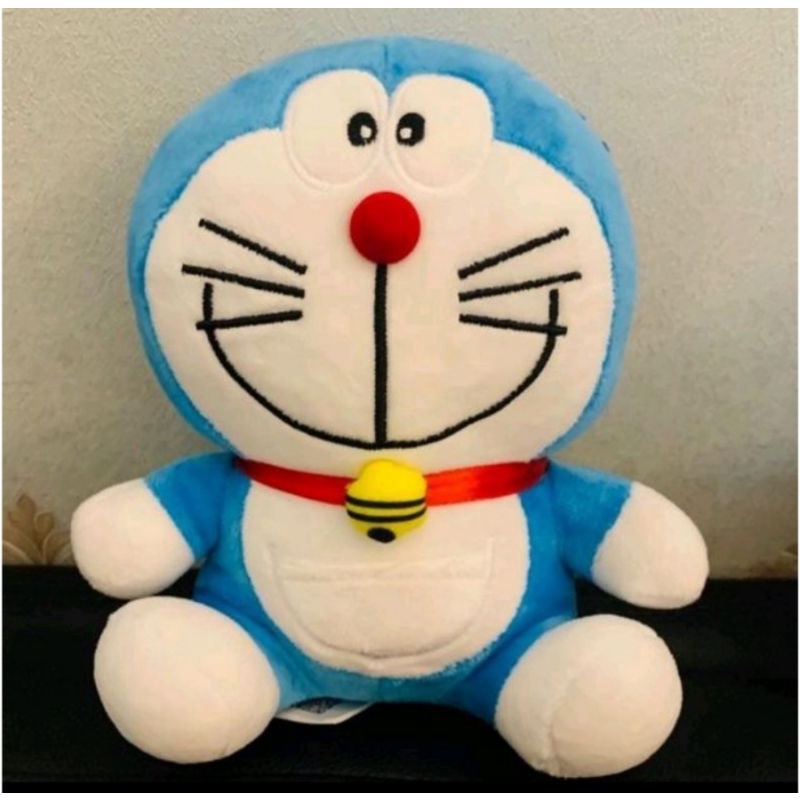 BONEKA DORAEMON SENYUM &amp; MULUT KETUTUP  UKURAN TINNGGI  22 &amp; 32 &amp; 62 CM(IMPORT)