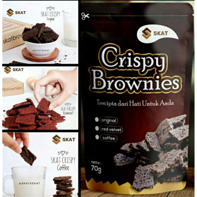 

CRISPY BROWNIES by SKAT SEKAT BROWNIES