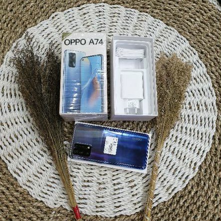 OPPO A74 6/128 SECOND MULUS FULSET GARANSI RESMI OPPO INDONESIA