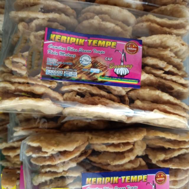 

KERIPIK TEMPE BULAT CAP BAWANG ENAK