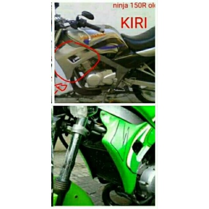 Shroud Ninja R kis ninja R lama body cover radiator R lama original sebelah KIRI copotan