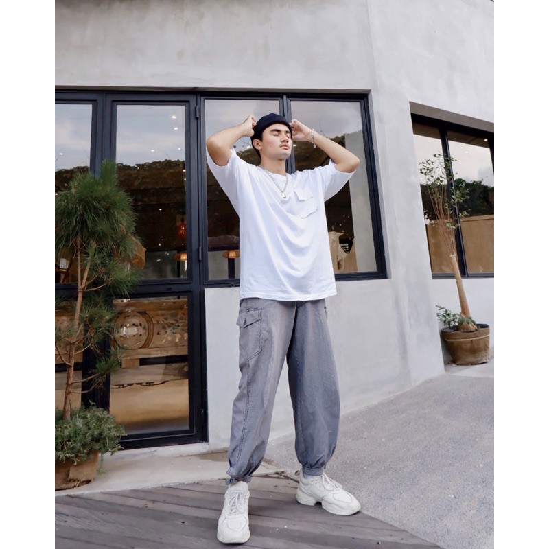 JAVAJONES Oversized Tee Pocket Willy| Kaos Pria Wanita