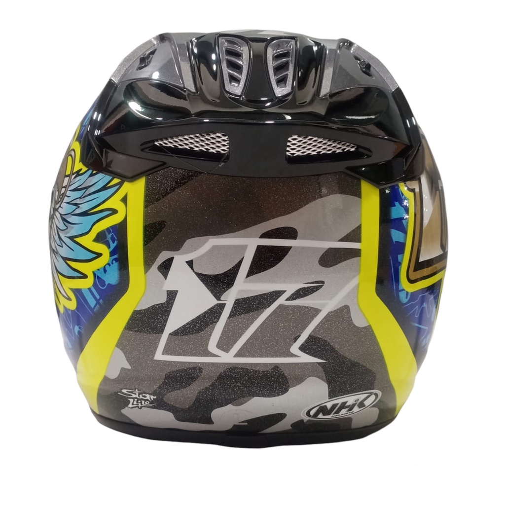 HELM NHK R6 HALF FACE KAREL #2 BLACK