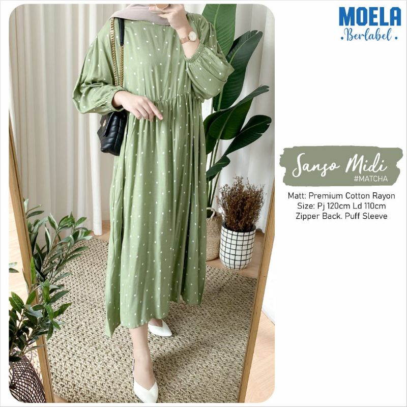 sanso midi TUNIK RAJUT ORI BY  moela