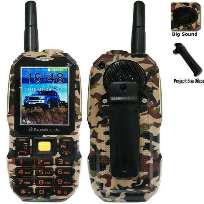 Diskon Brandcode B81 Pro Army / Loreng (3D Sound Plus Belt Clip) Terbaru