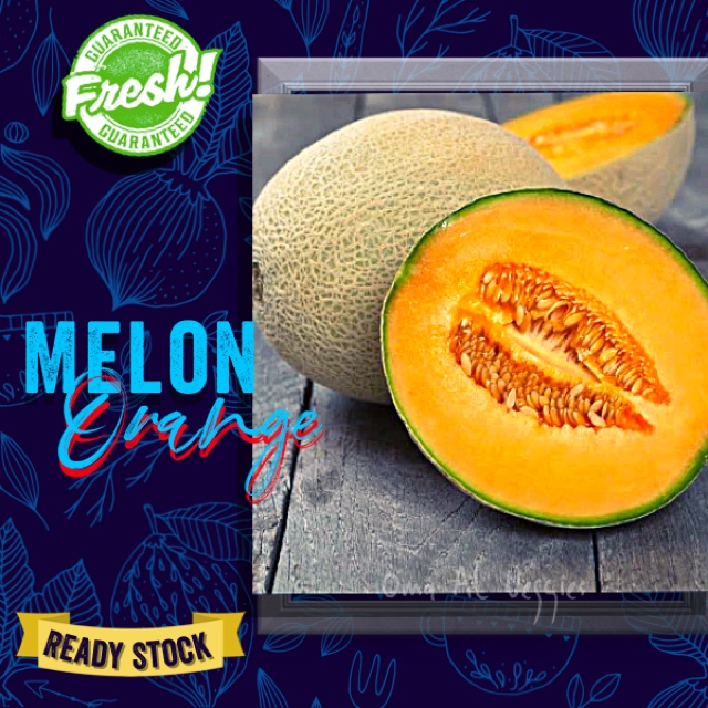 

MELON ORANGE / FRESH ROCK MELON PER BUAH ± 2 KG
