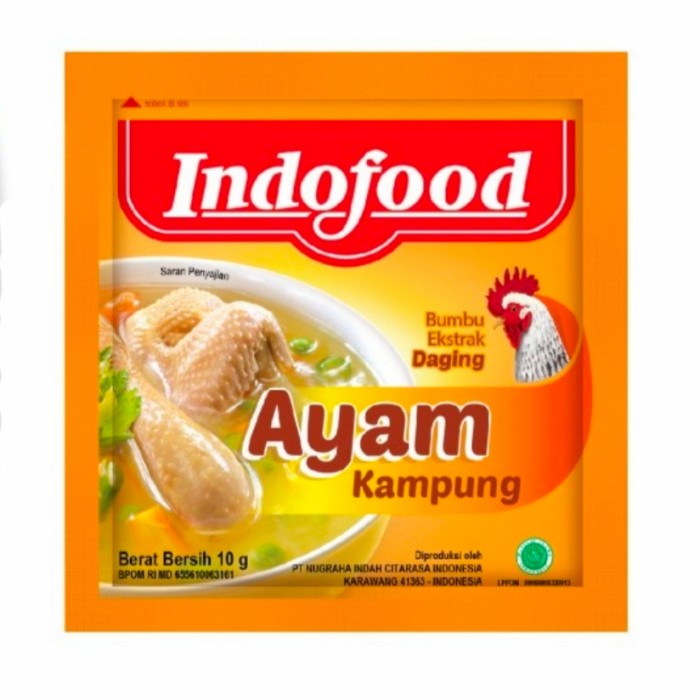 

Bumbu Penyedap Rasa Ayam Kampung 10g, 1 Renceng Isi 12