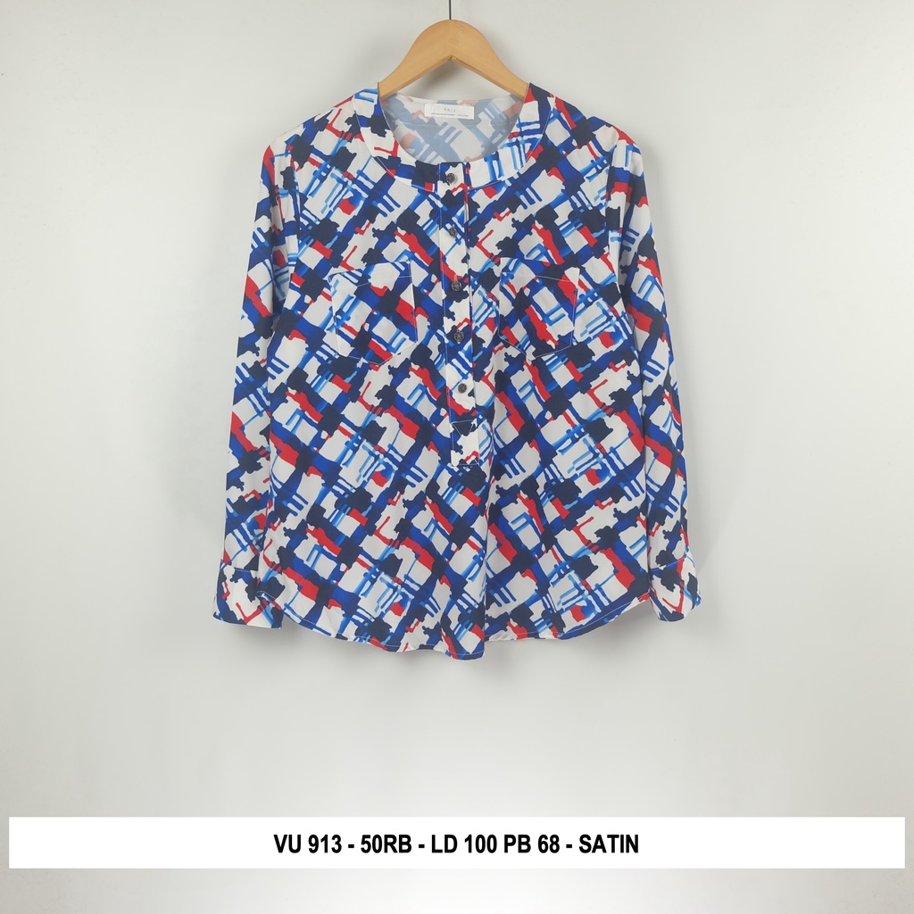 Thrift Blouse Vintage | Kode V3-VU 913