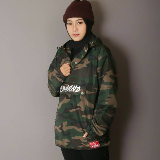 Koleksi Jaket Wanita Loreng Army