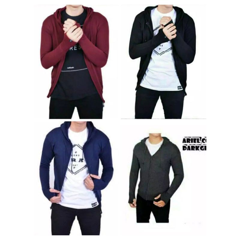 SN - Jaket / Sweater rajut Ariel Zipper