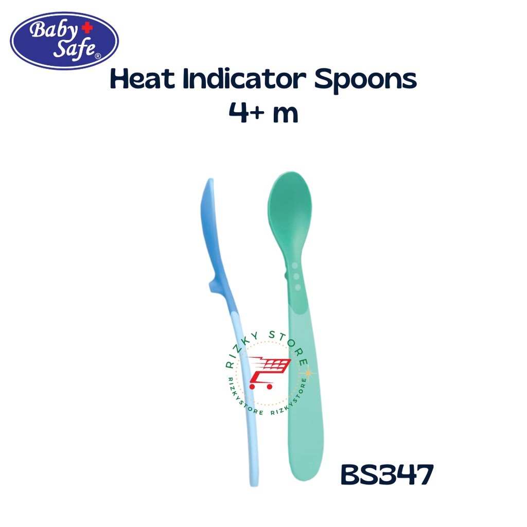 Baby Safe sendok makan bayi safety/Heat Indicator Spoons BS347 BS348