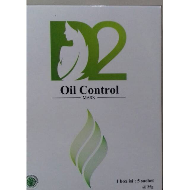 D2 Oil Control Mask ( 1 box isi 5 sachet)