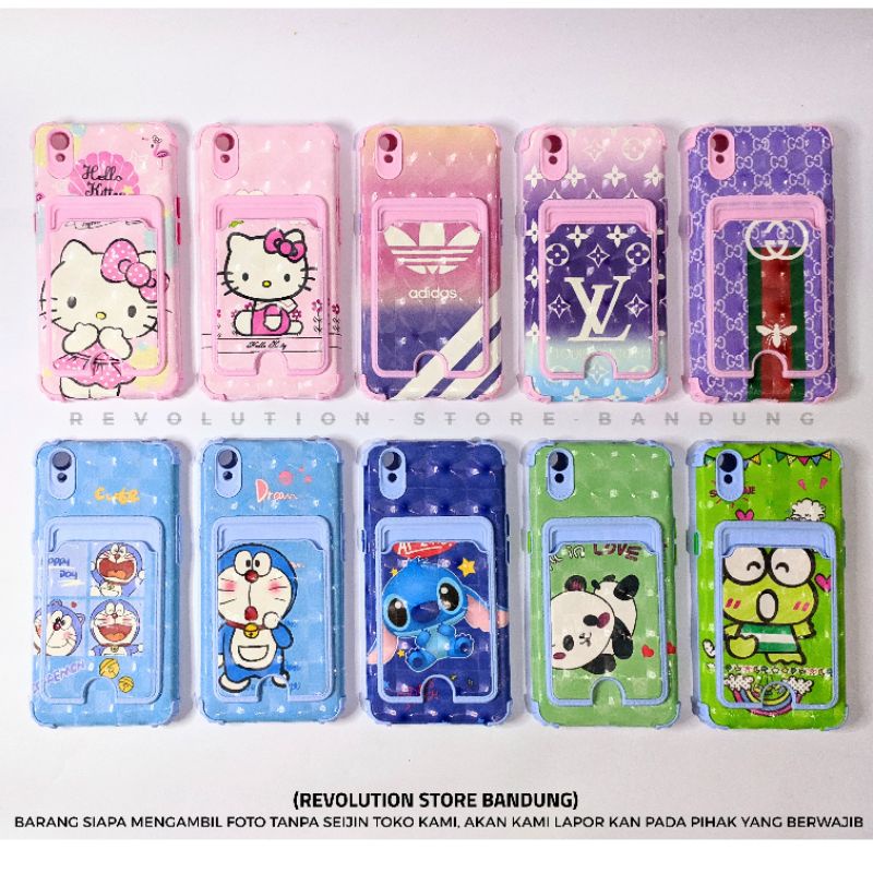 Silikon hp oppo a37 a37f karakter doraemon hello kitty keroppi mickey minnie case tali gantungan hp