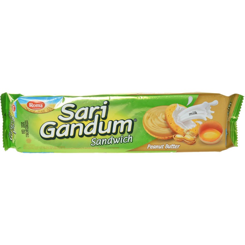 

Roma Sandwich Sari Gandum Peanut 115g