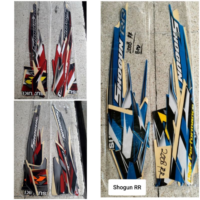 striping sticker suzuki Shogun RR 125 2008
