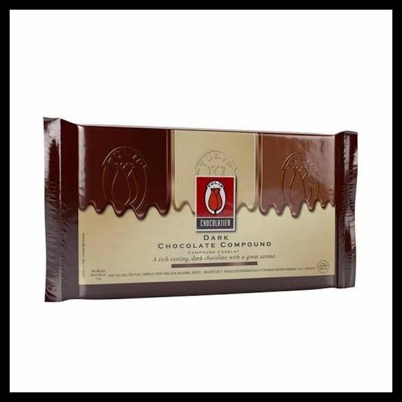 

TERBARUU!! Tulip DARK Chocolate Compound 1KG / Cokelat Batang Dark 1KG TERLARIS