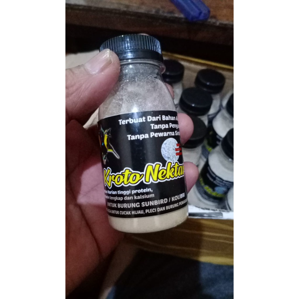 KROTO NEKTAR PAKAN HARIAN UNTUK KOLIBRI SUNBIRD PLECI DAN BURUNG LAIN