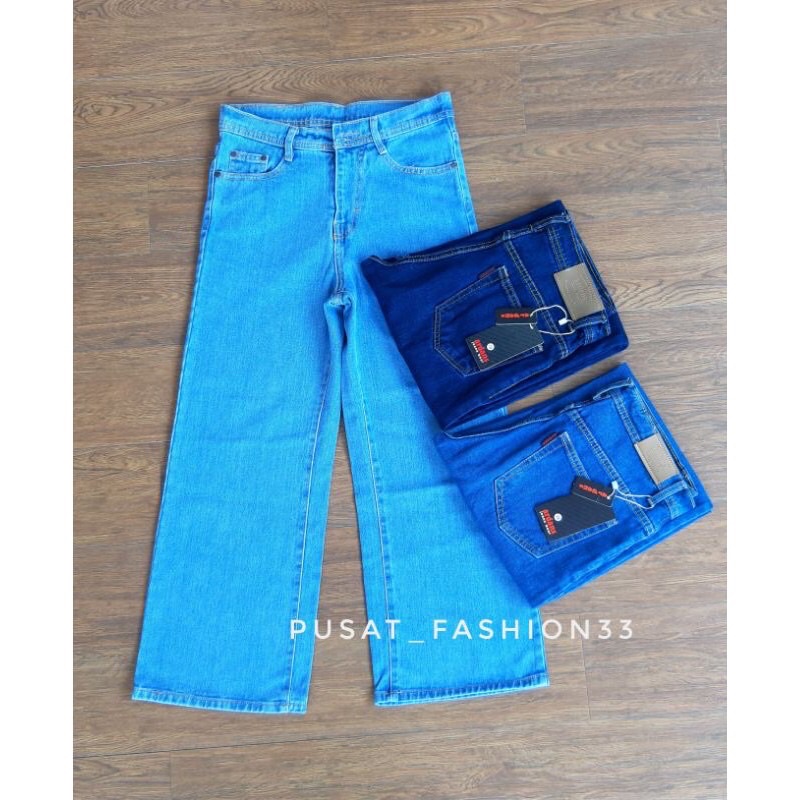 BOYFRIEND KULOT LIPAT JEANS TEBAL CODE 212