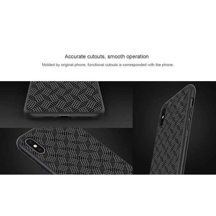 Hard Case Apple iPhone XS Max (iPhone 6.5) Nillkin Synthetic Fiber Plaid Casing Original