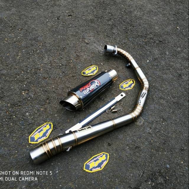 Knalpot Pro Liner Carbon Sonic 150R Road Race - Underbone