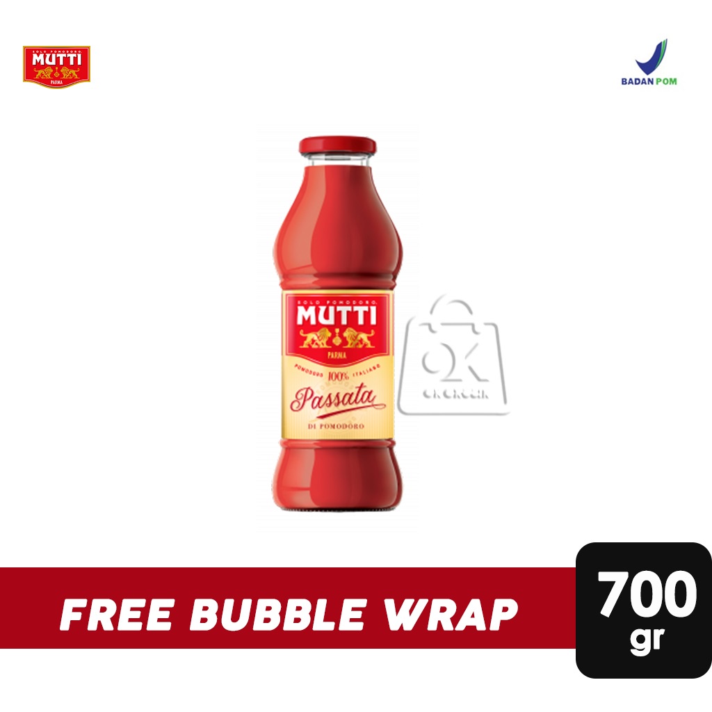 

Mutti Fruit Puree / Mutti Pasatta Tomato Puree (botol kaca 700gr)