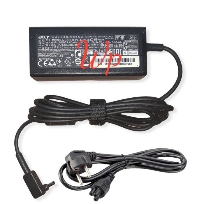 Adaptor Charger Acer A13-045N2A Swift 5 SF514-52T 19v 2.37a 3.0x1.1mm