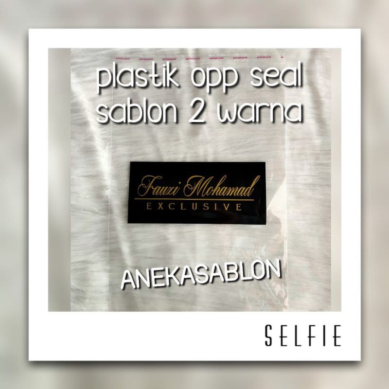 

Plastik OPP 25x35 cm Cetak Sablon 2 Warna