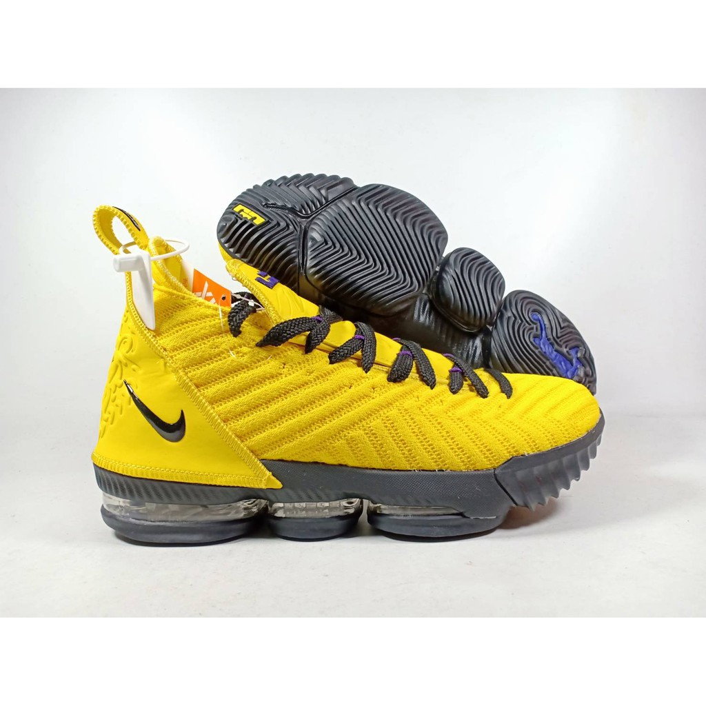 lebron 16 yellow black