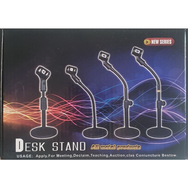 Stand Mic Podium Spiral 303 / Tiang Mic Podium Spiral