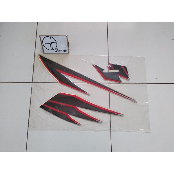 Striping Honda TIger 2004 2005 Silver