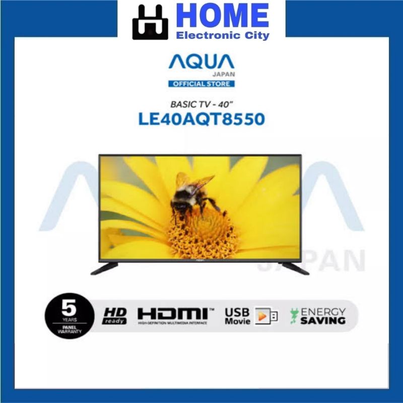 LED TV 40 INCH AQUA LE40AQT8550 AQT8550 FULL HD READY HDMI DIGITAL