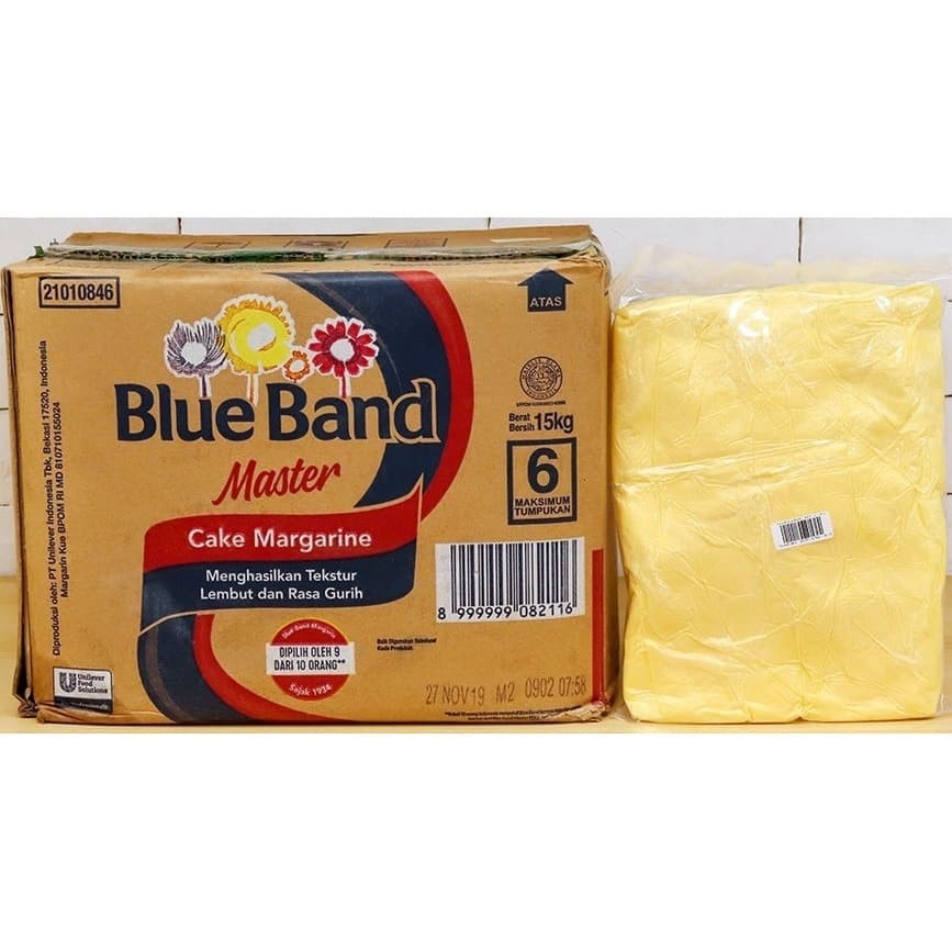 

BLUEBAND MARGARIN 1 KG - BLUE BAND MCM - MASTER CAKE MARGARINE 100% ASLI