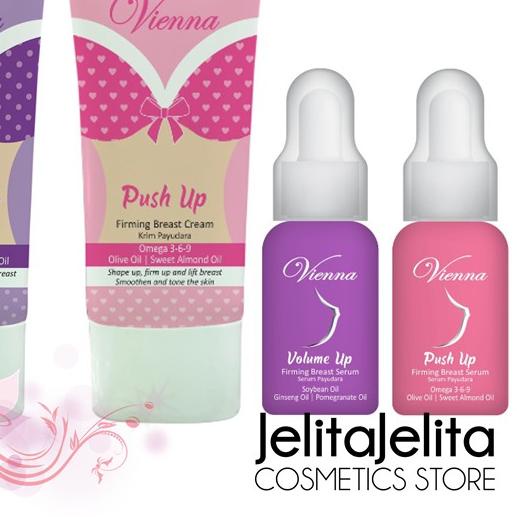✺ VIENNA BREAST CREAM PUSH UP / VOLUME UP / PENGENCANG DAN PEMBESAR PAYUDARA ✽