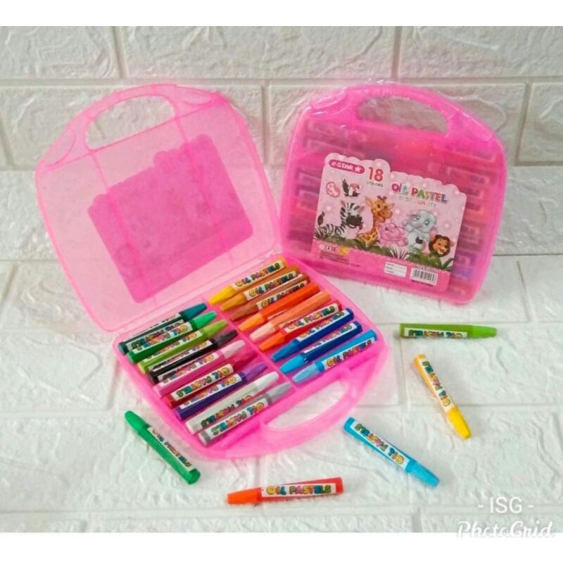 

crayon oil pastel 18 warna/krayon anak