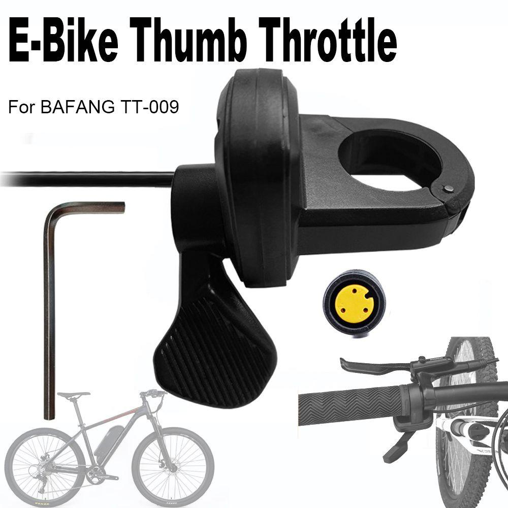 R-FLOWER E-bike Thumb Throttle Aksesoris Untuk BAFANG TT-009 Sepeda Listrik 3Pin Steker Tahan Air