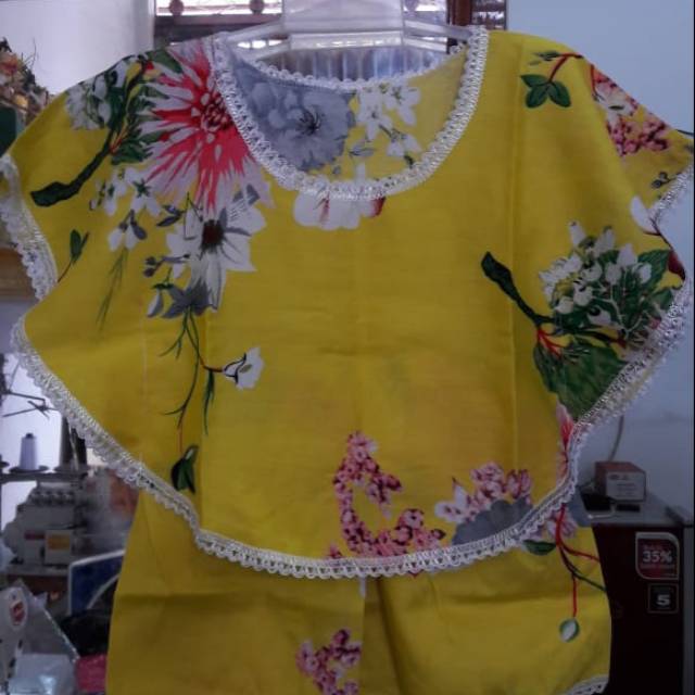 Setelan Baju Pantai Anak Perempuan  Anak  Cewek Rayon Bali 