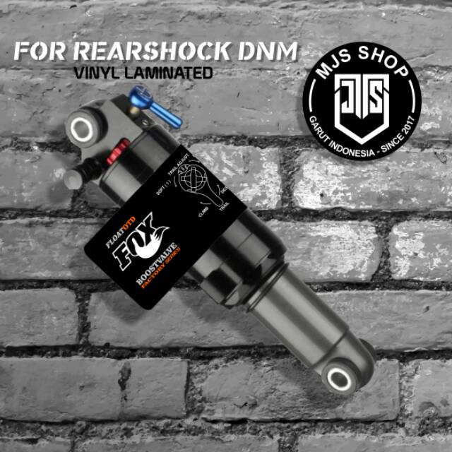 Sticker rearshock fox float