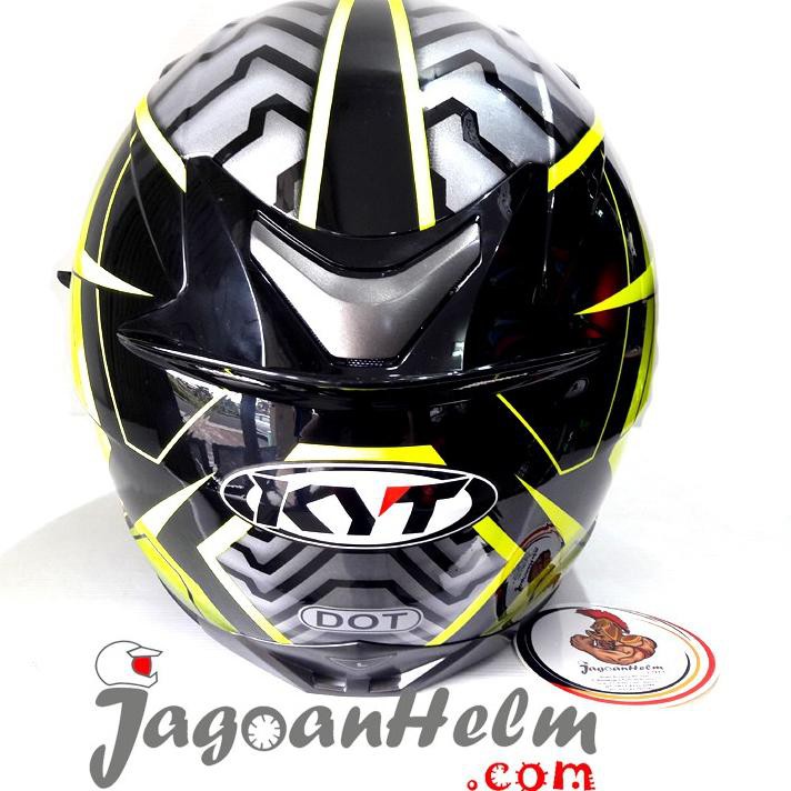 [ Ready ] FOD KYT HELM FALCON 2 ARMOUR | BLACK YELLOW FLUO | FULLFACE BUKAN VENDETTA Spesial Order □