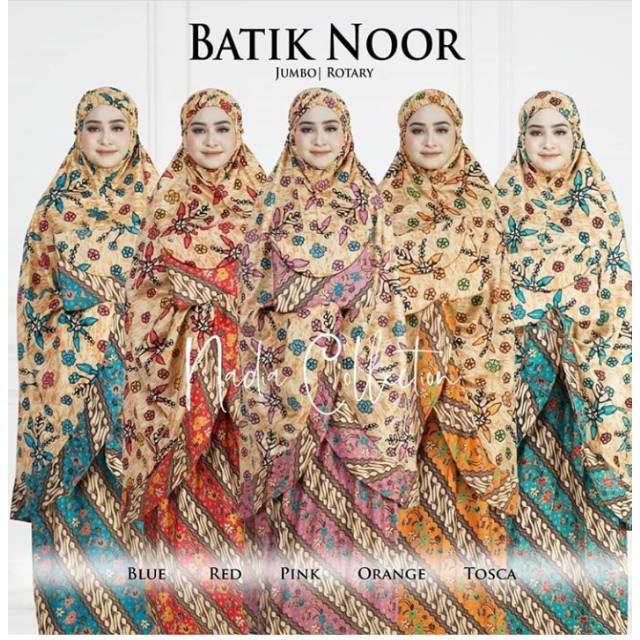 MUKENA BATIK NOOR  NADIA COLLECTION RAYON ZOE