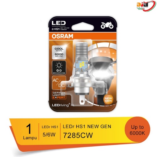 OSRAM Lampu LED HS1  Vixion, Vixion-New, Byson, Verza, Cb-150R, Ninja-R (12V 5/6W)