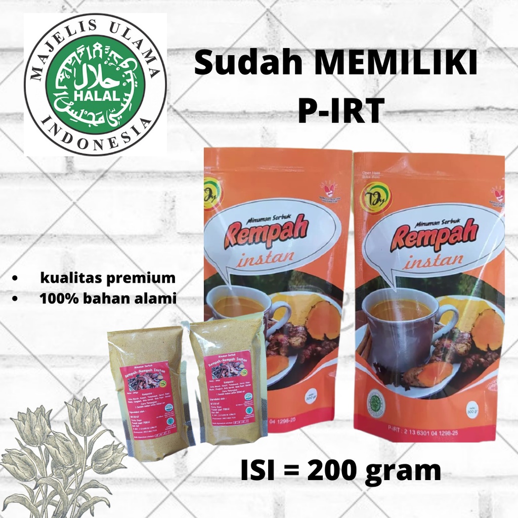 

rempah rempah bubuk instan alami 200 GRAM