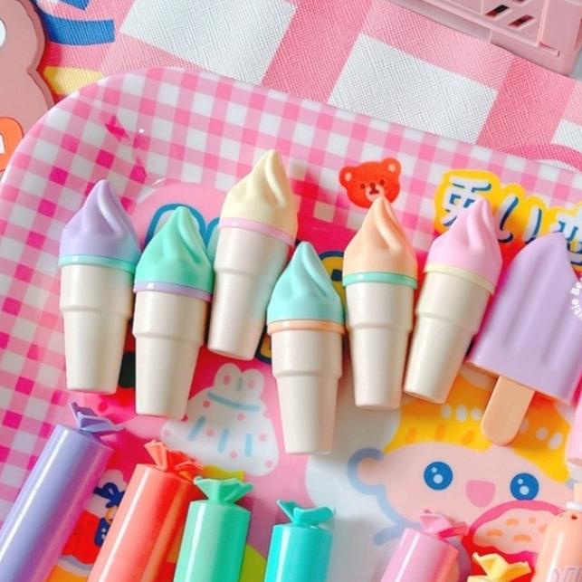 

Mini Highlighter Alat Tulis Warna Warni Spidol Cewek Anak Perempuan