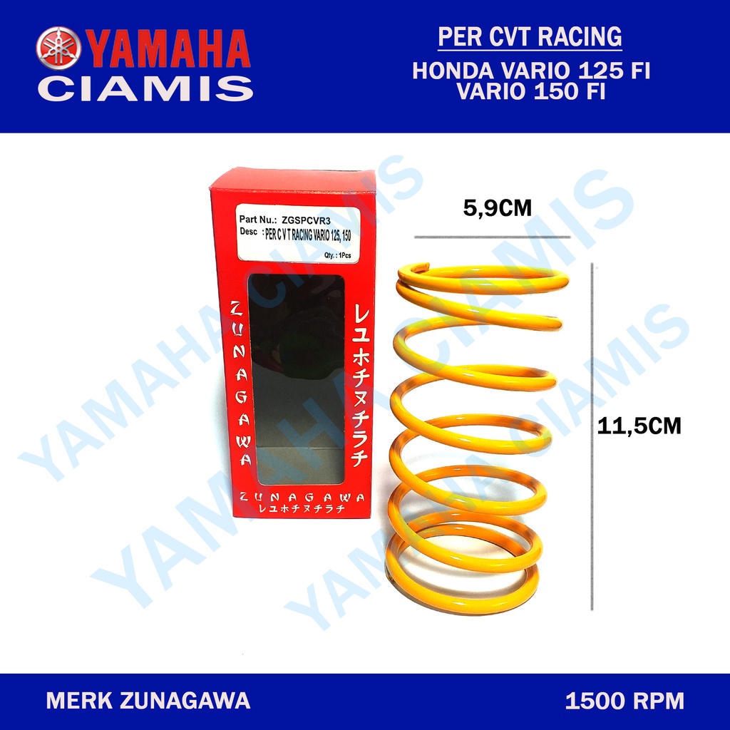 Per Cvt Racing 1500 Rpm Motor Honda Vario 125 150 Fi 1500 Rpm