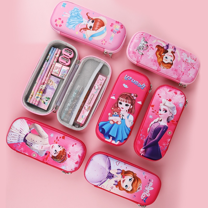 tempat pensil anak-anak kotak pensil import hardcase