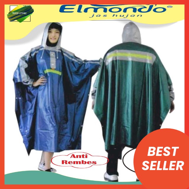 Jas Hujan Jubah Lengan Fortuna Elmondo 711 Jas Hujan Ponco Pria wanita Jumbo Poncho Big Size Metalik Berkualitas