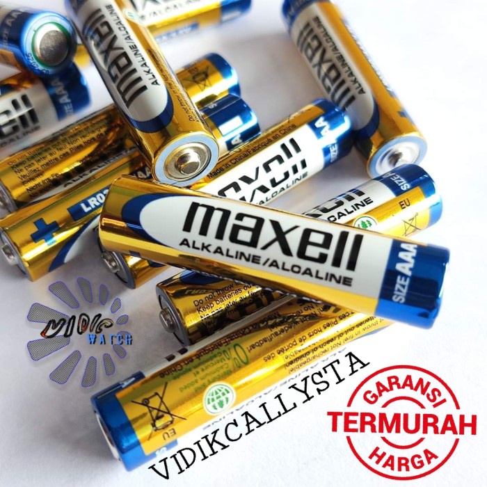 ORIGINAL BATU BATRE BATTERY ALKALINE A3 AAA LR03 ORIGINAL ASLI 0 MERCURY