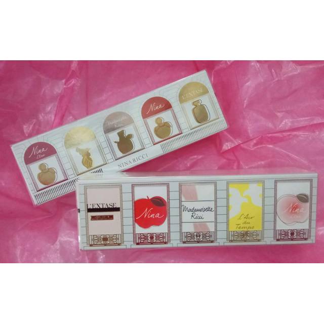 parfum original miniset nina ricci for women