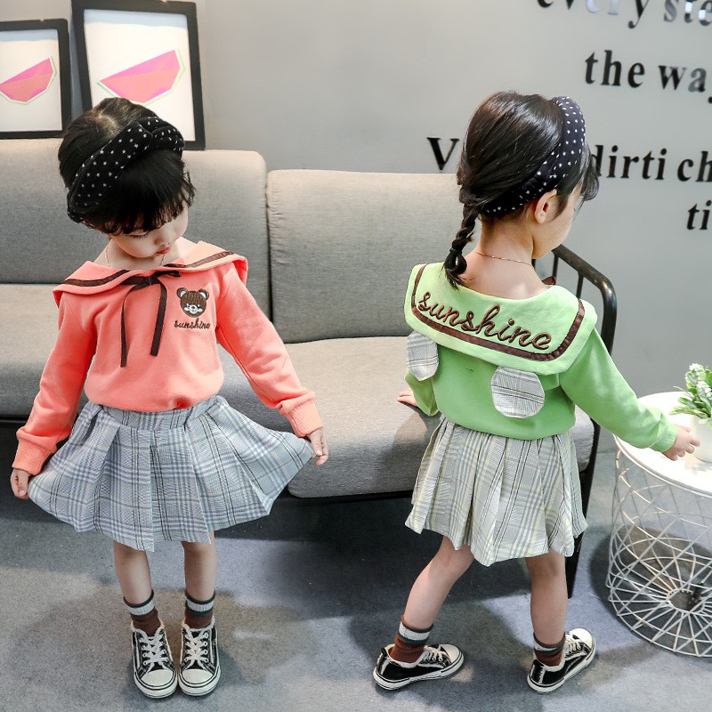 [Cocobaby Jakarta] Set Anak Perempuan 1-6th Setelan Set Sweater Anak Perempuan