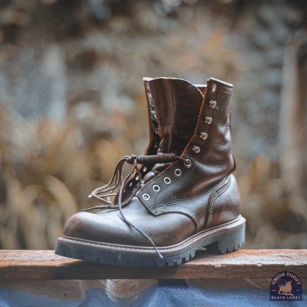 redwing logger boots black